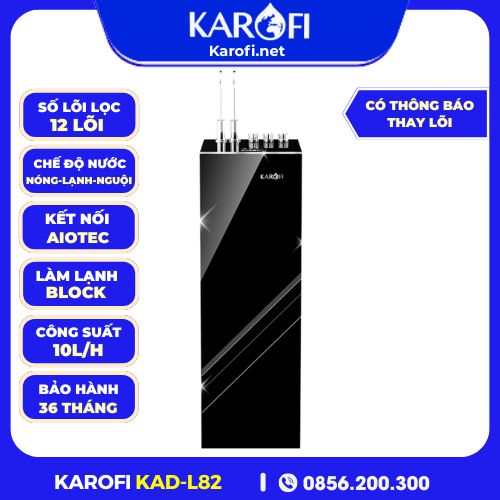 Máy Lọc Nước Nóng Lạnh Karofi KAD-L82