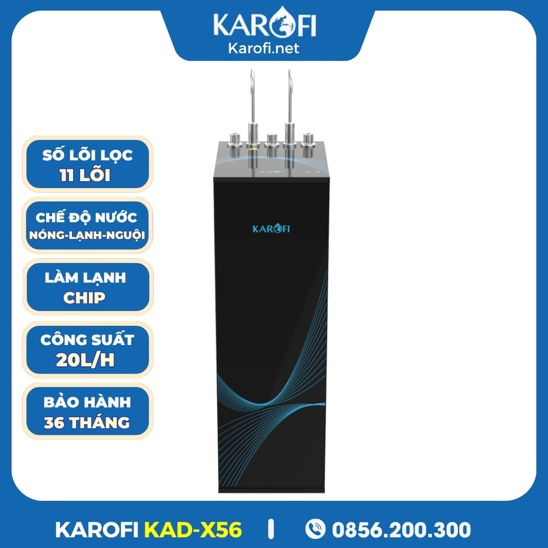 Máy Lọc Nước Nóng Lạnh Karofi KAD-X56