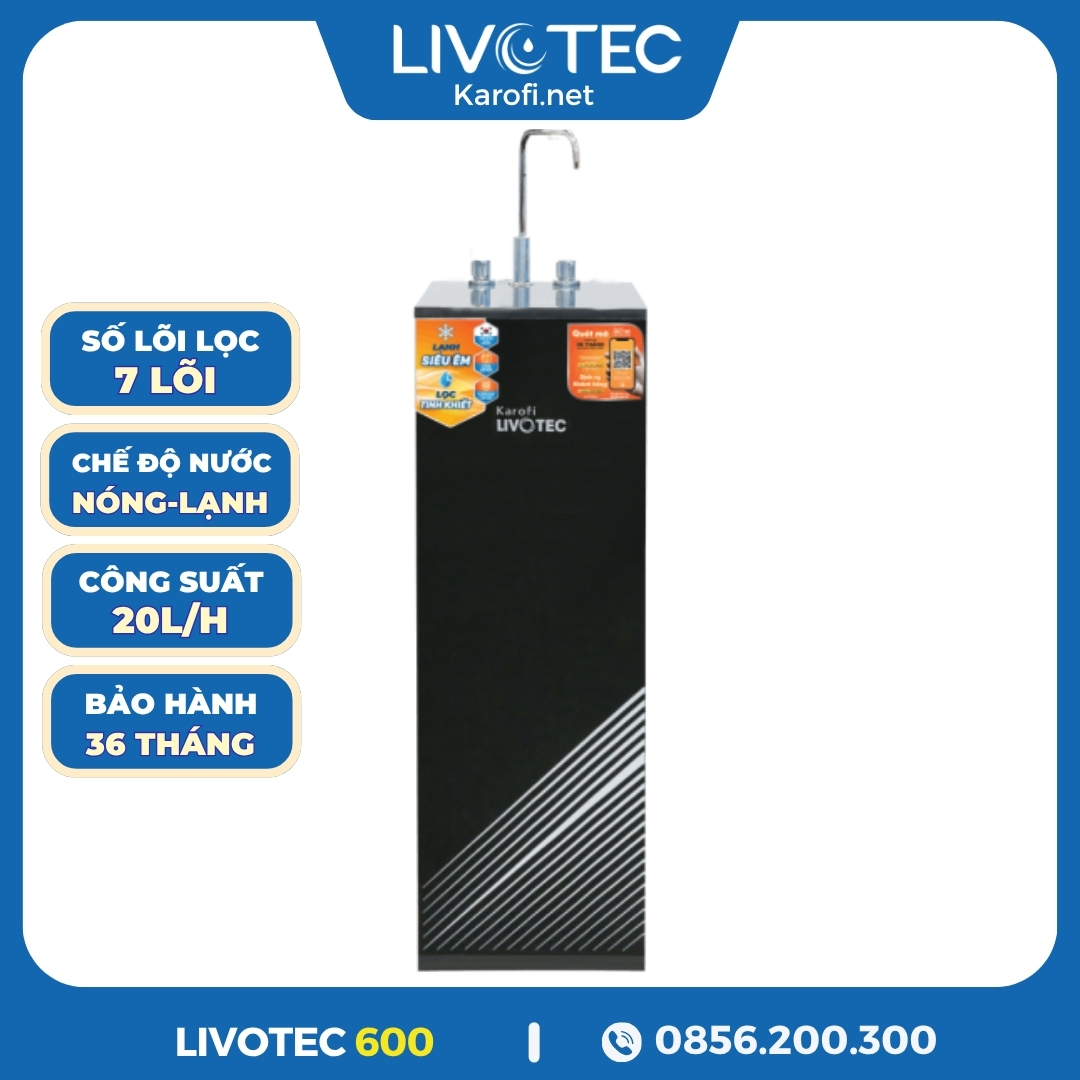 Máy Lọc Nước Lạnh Nguội Karofi Livotec 600