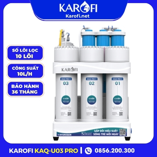 MÁY LỌC NƯỚC RO KAROFI KAQ-U03 PRO