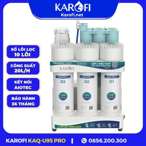 Máy Lọc Nước Karofi Tủ Bếp KAQ-U95 Pro