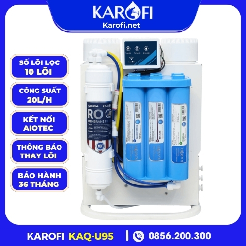 Máy Lọc Nước Karofi Tủ Bếp KAQ-U95