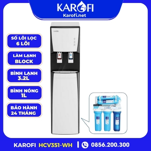 Máy nóng lạnh RO Karofi HCV-351