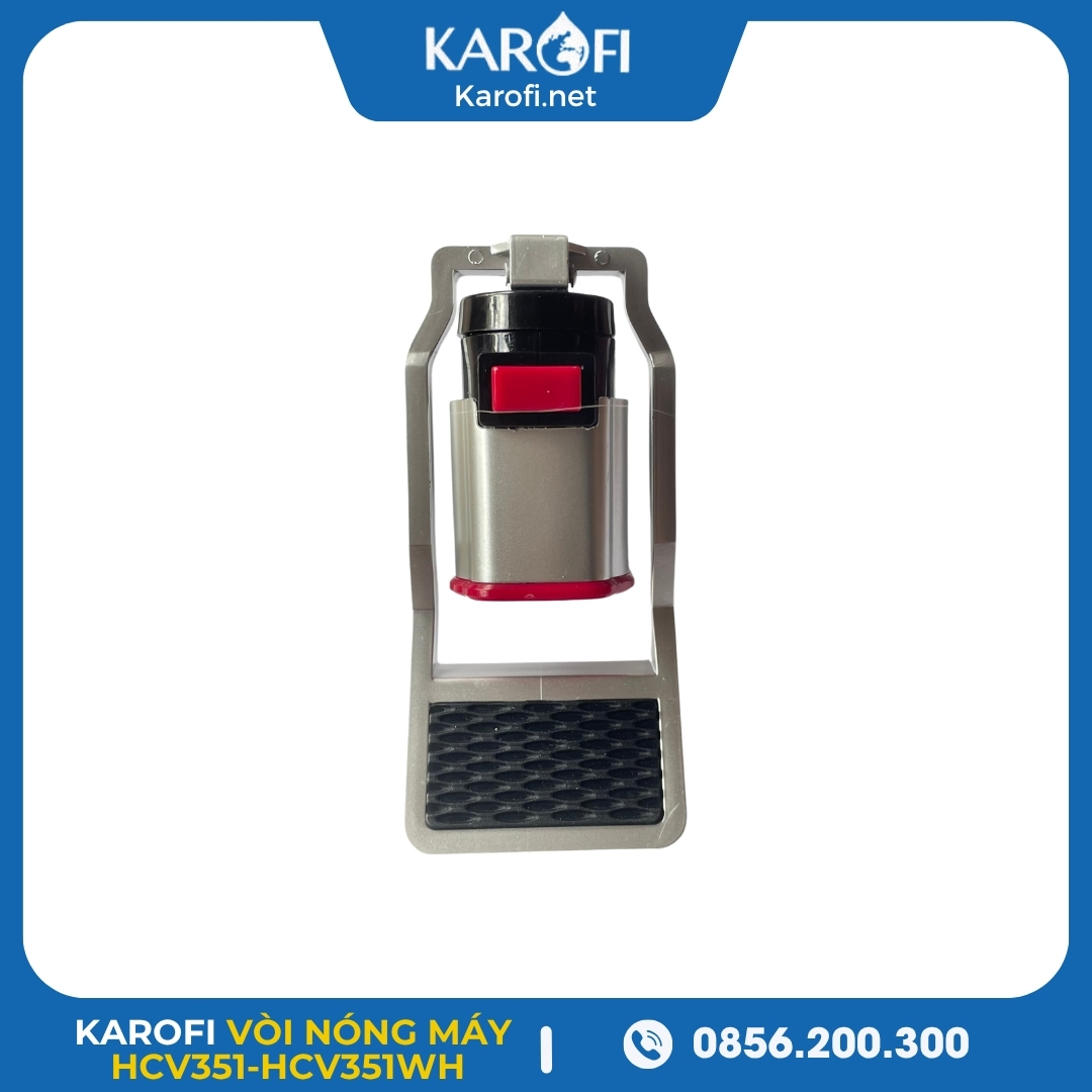 Vòi NÓNG Khóa An Toàn Ren Karofi HCV351, HCV351WH