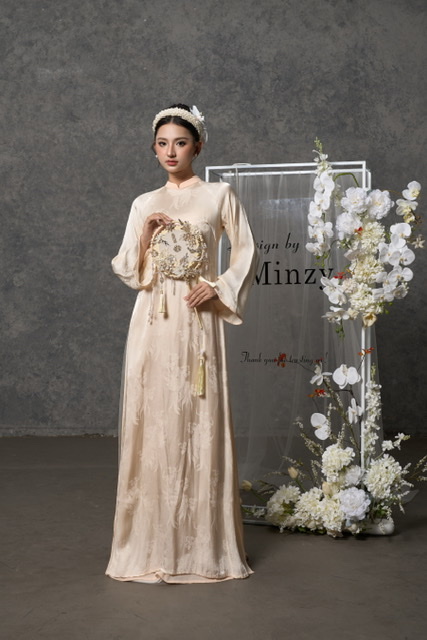 Áo dài be 46
