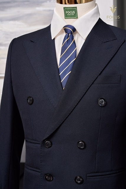Vest xanh đen đột chỉ 6 cúc