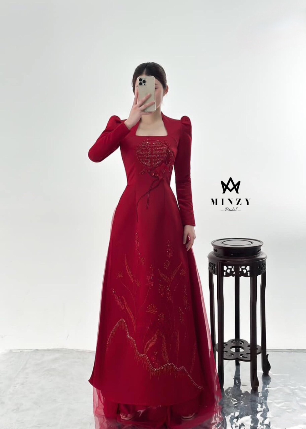 Áo dài tafta 07