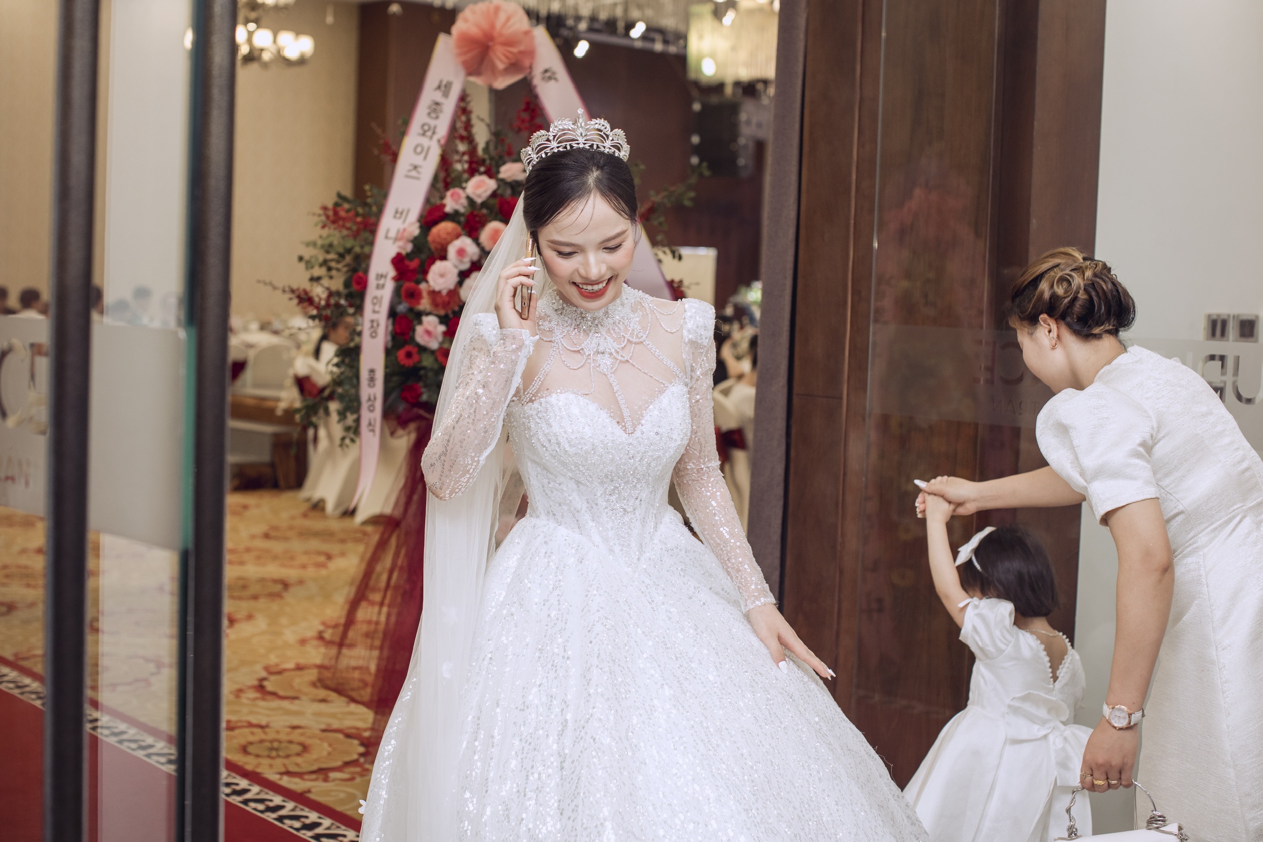 váy đi tiệc váy cưới cô dâu | Shopee Việt Nam