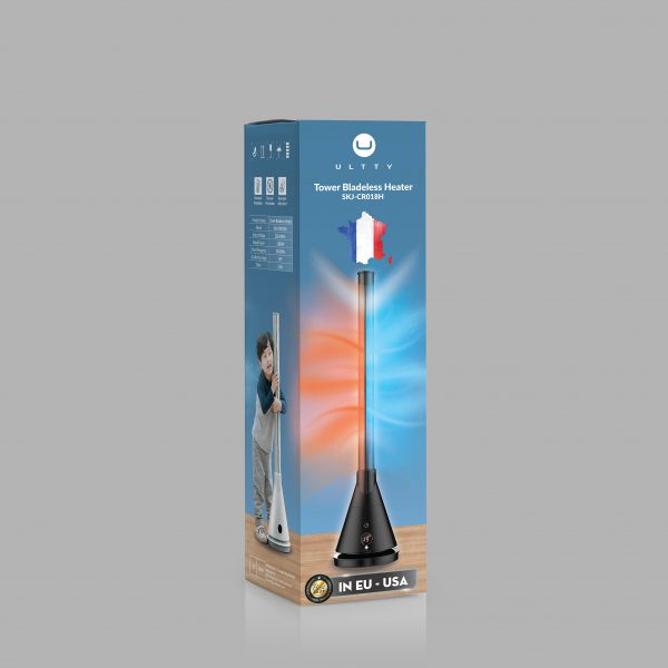 QUẠT THÁP SƯỞI KHÔNG CÁNH HAI CHIỀU U-ULTTY CR018H