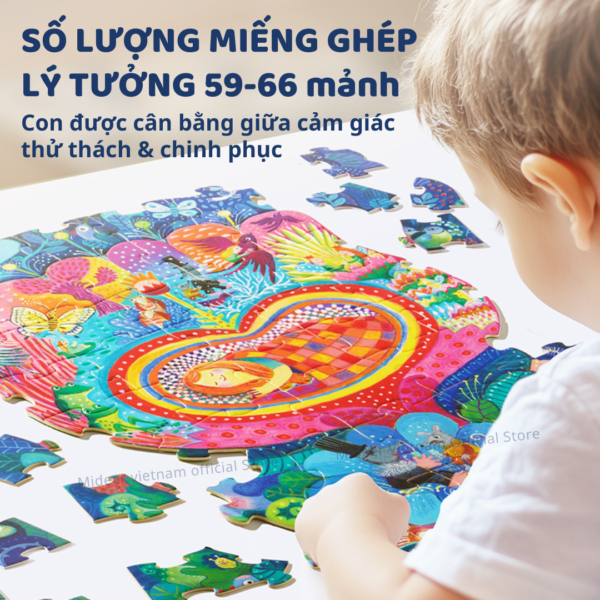 BỘ XẾP HÌNH NGHỆ SĨ ARTIST FAIRYTALE PUZZLE- MIDEER