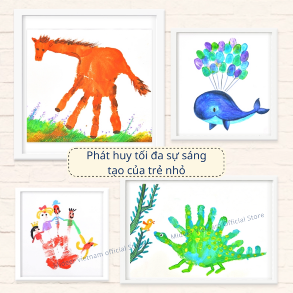 MÀU VẼ TAY FINGER PAINT - MIDEER