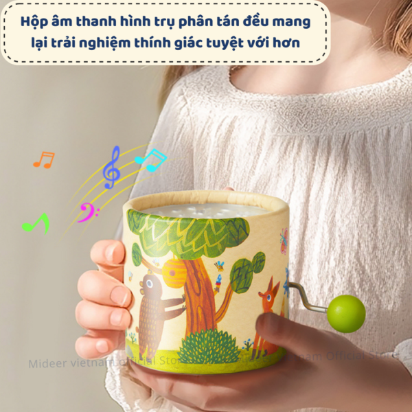 HỘP PHÁT NHẠC HAND CRANK MUSIC BOX - MIDEER