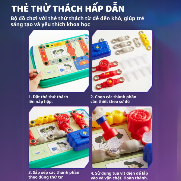ĐỒ CHƠI KỸ SƯ LẮP RẮP LITTLE ELECTRICAL ENGINEER  - MIDEER