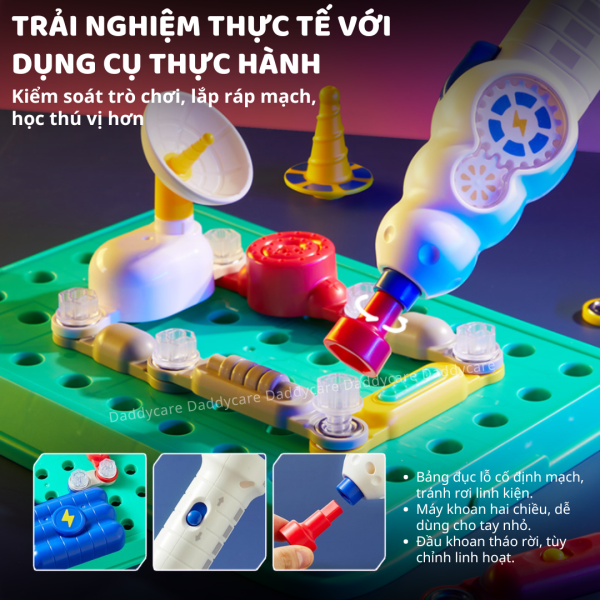 ĐỒ CHƠI KỸ SƯ LẮP RẮP LITTLE ELECTRICAL ENGINEER  - MIDEER