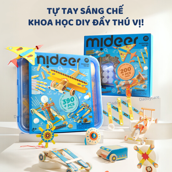 ĐỒ CHƠI LẮP RÁP MÔ HÌNH STEM INVENTION TOY SET - MIDEER