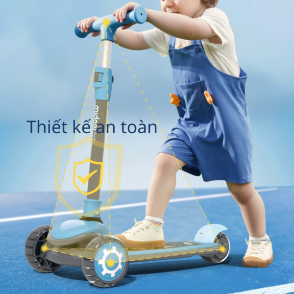 XE TRƯỢT CAO CẤP KIDS SCOOTER 2 IN 1 - MIDEER