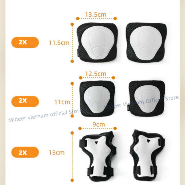 ĐỒ BẢO HỘ VÀ MŨ BẢO HIỂM AN TOÀN CHO BÉ - MIDEER