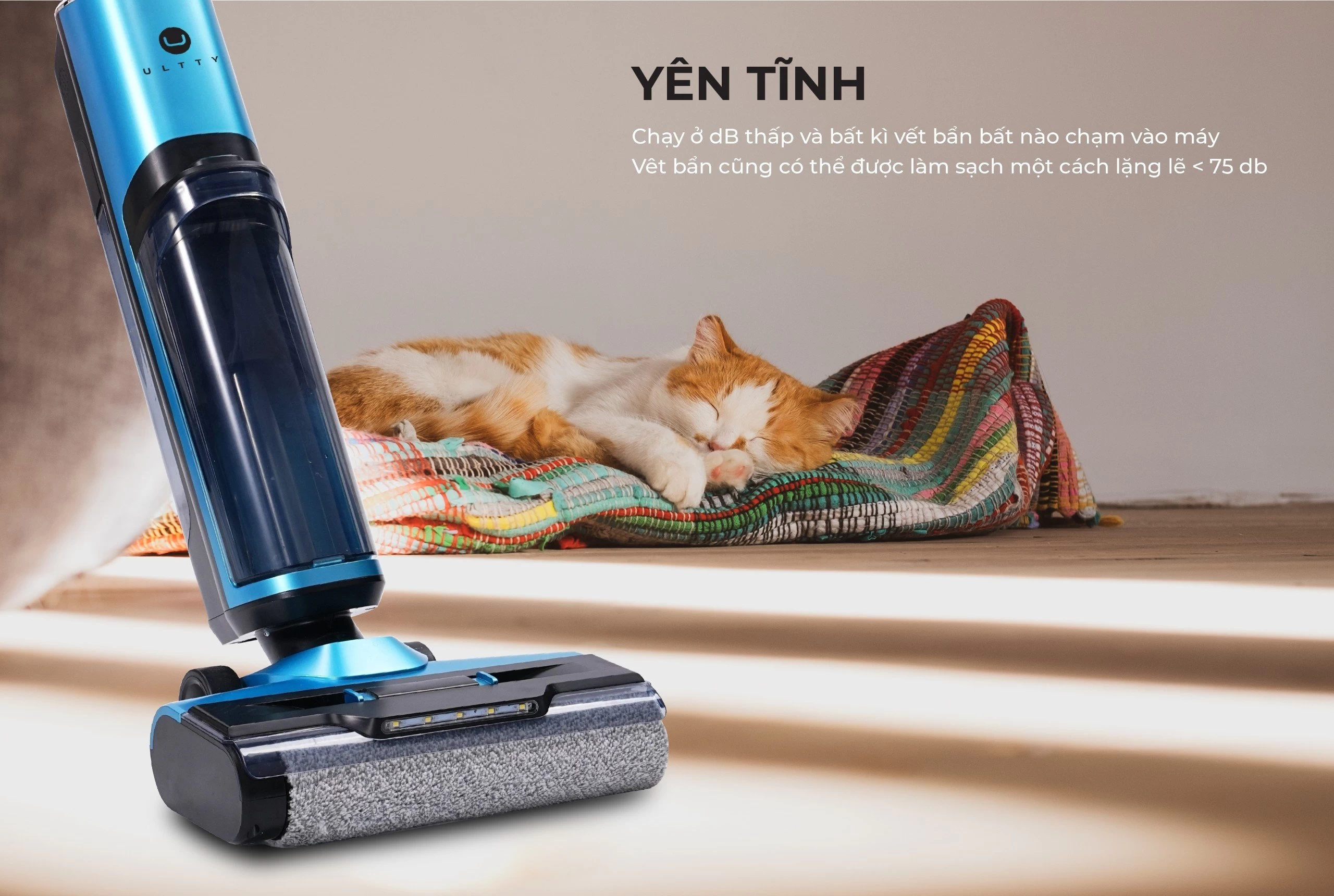 MÁY LAU NHÀ HÚT BỤI THÔNG MINH U Ultty SCW18