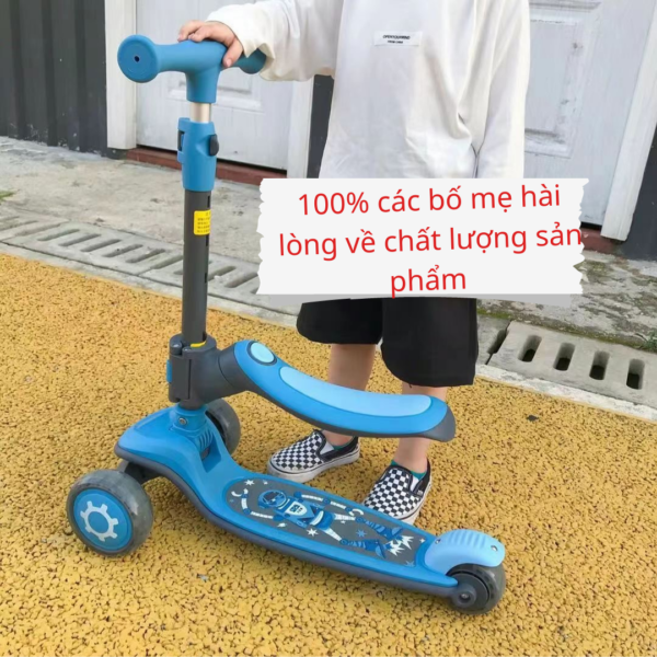 XE TRƯỢT CAO CẤP KIDS SCOOTER 2 IN 1 - MIDEER