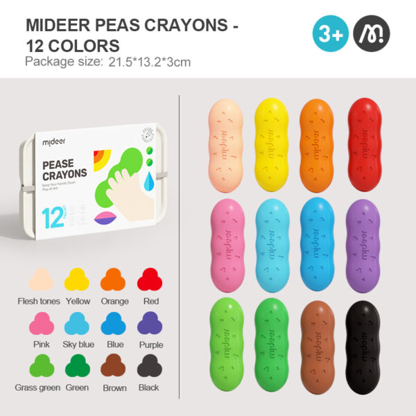 HỘP BÚT MÀU HẠT ĐẬU CHO BÉ - MIDEER