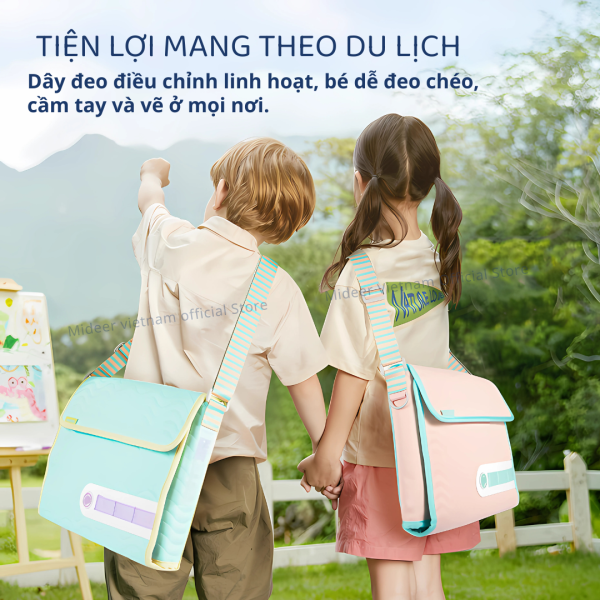 BỘ BÚT MÀU ĐA NĂNG ARTIST SUITCASE MÀU HỒNG - MIDEER