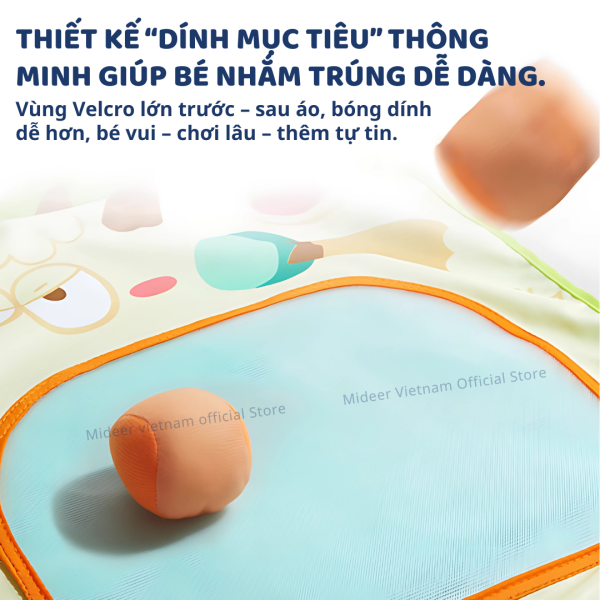 ĐỒ CHƠI NÉM BÓNG DÁN  - MIDEER