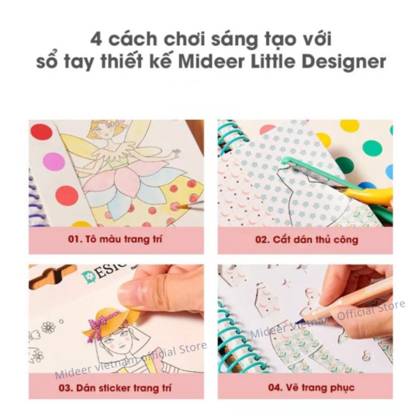 SỔ TAY THIẾT KẾ LITTLE DESIGNER - MIDEER