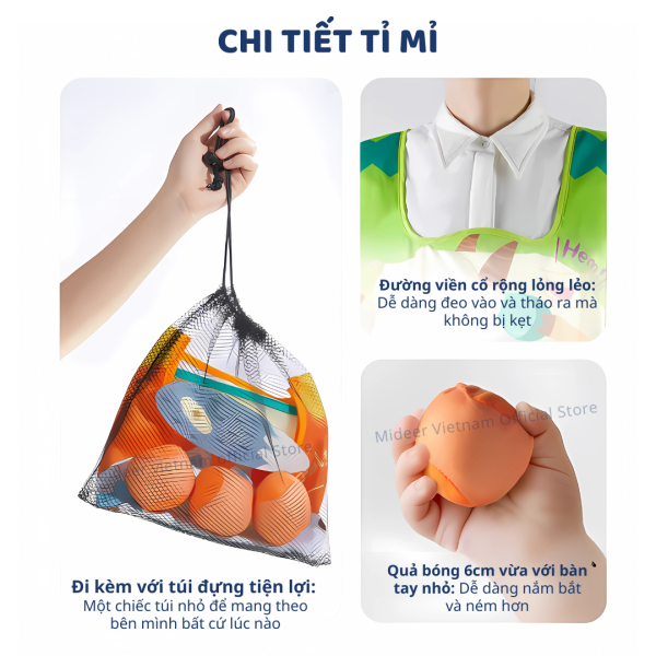 ĐỒ CHƠI NÉM BÓNG DÁN  - MIDEER