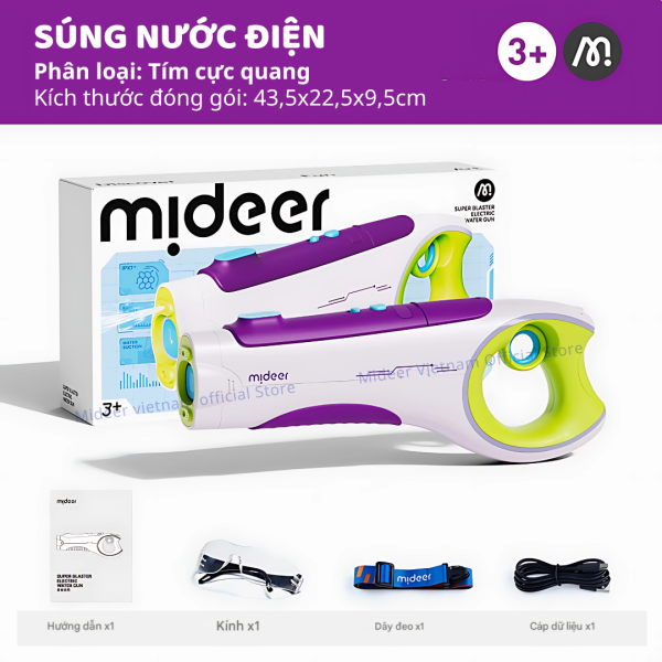 SÚNG NƯỚC ĐIỆN - MIDEER