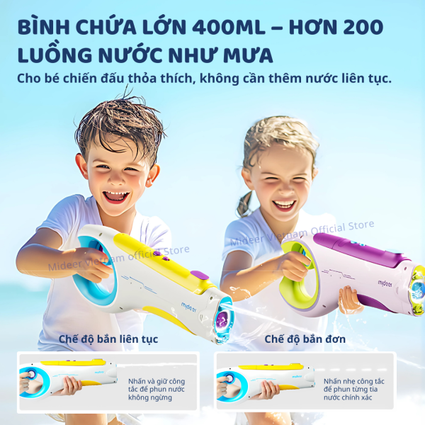 SÚNG NƯỚC ĐIỆN - MIDEER