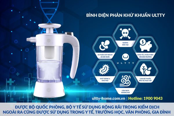 BÌNH ĐIỆN PHÂN KHỬ KHUẨN U-ULTTY