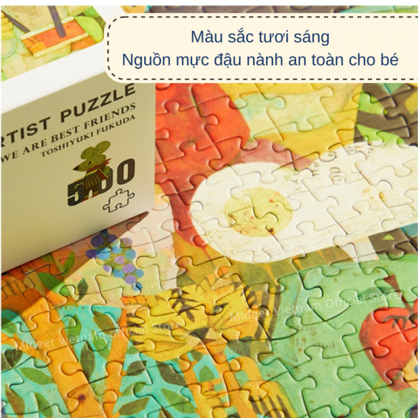 XẾP HÌNH 500 MIẾNG ARTIST PUZZLES - MIDEER