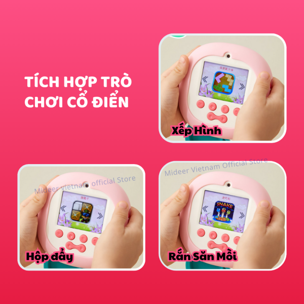 MÁY CHỤP ẢNH MINI SAY CHEESE KIDS SIMULATED TOY- MIDEER
