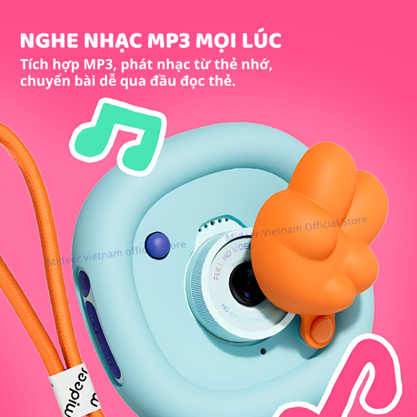 MÁY CHỤP ẢNH MINI SAY CHEESE KIDS SIMULATED TOY- MIDEER
