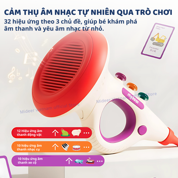 KÈN THỔI LUNG TRAINING HORN- MIDEER