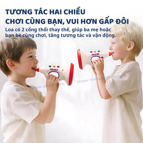 KÈN THỔI LUNG TRAINING HORN- MIDEER