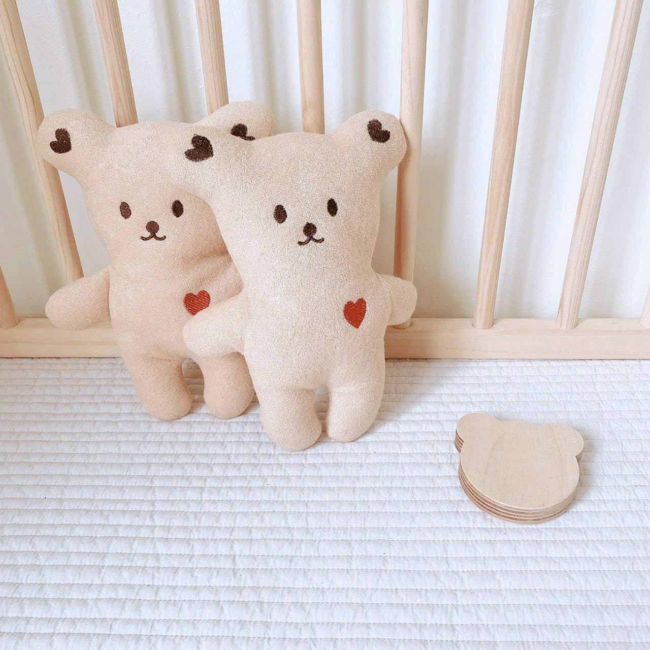 THỎ GẤU ORGANIC CÓ BẤM CHÚT CHÍT - MONONA