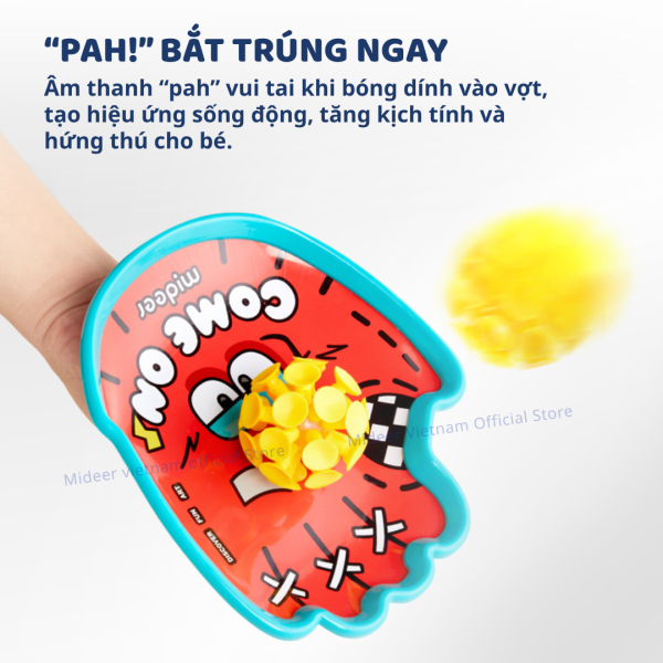 BỘ VỢT NÉM BÓNG DÍNH SUCTION BALL SET- MIDEER
