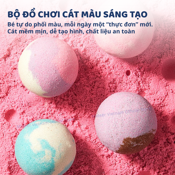 CÁT ĐỘNG LỰC KÈM KHUÔN LÀM BÁNH CHO BÉ - MIDEER