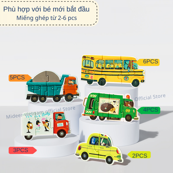 ĐỒ CHƠI GHÉP HÌNH MY FIRST PUZZLE - MIDEER