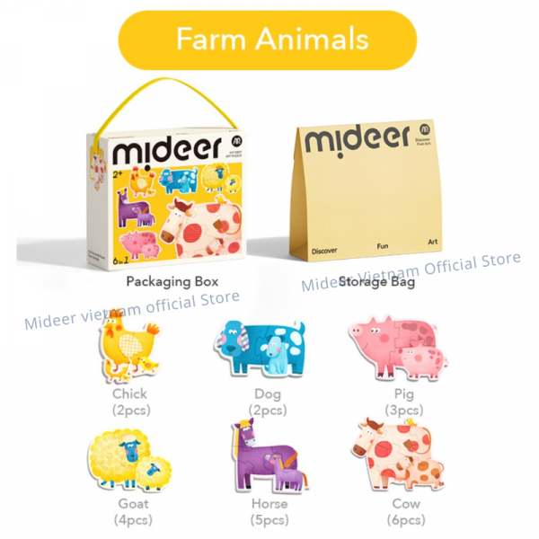 ĐỒ CHƠI GHÉP HÌNH MY FIRST PUZZLE - MIDEER