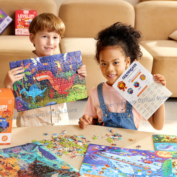 XẾP HÌNH PUZZLES LEVEL UP - MIDEER