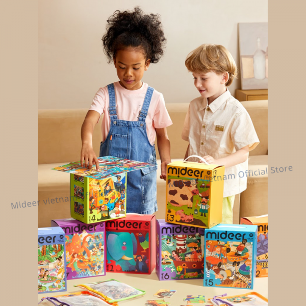 XẾP HÌNH PUZZLES LEVEL UP - MIDEER