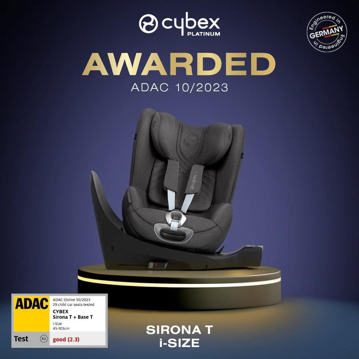GHẾ NGỒI Ô TÔ PLATINUM SIRONA T i-SIZE PLUS - CYBEX