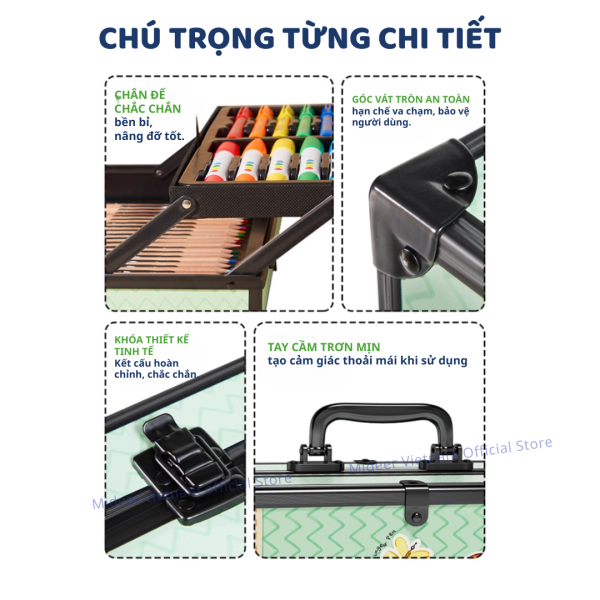 HỘP BÚT MÀU 79 CHI TIẾT CREATIVE EXPRESSION BOX 3+ - MIDEER
