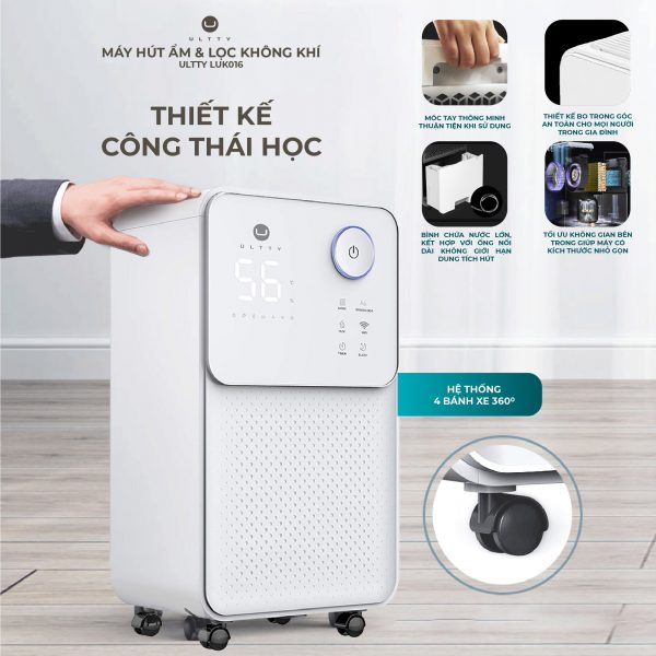 MÁY HÚT ẨM VÀ LỌC KHÔNG KHÍ U - ULTTY LUK016