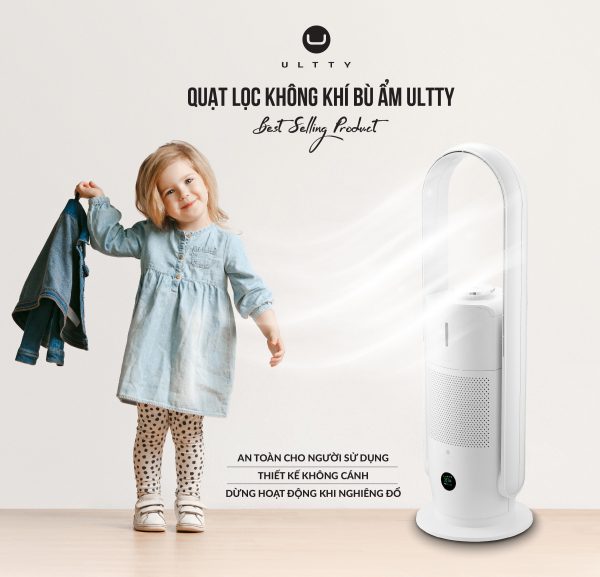 QUẠT LỌC KHÔNG KHÍ BÙ ẨM U-ULTTY CR022