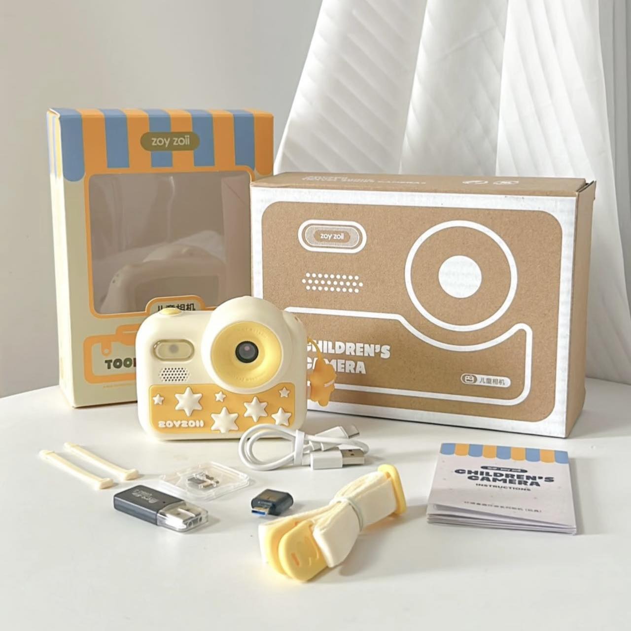 MÁY CHỤP ẢNH CHO BÉ KÈM THẺ NHỚ MÁY CHỤP HÌNH MINI ZOYZOII KIDS CAMERA