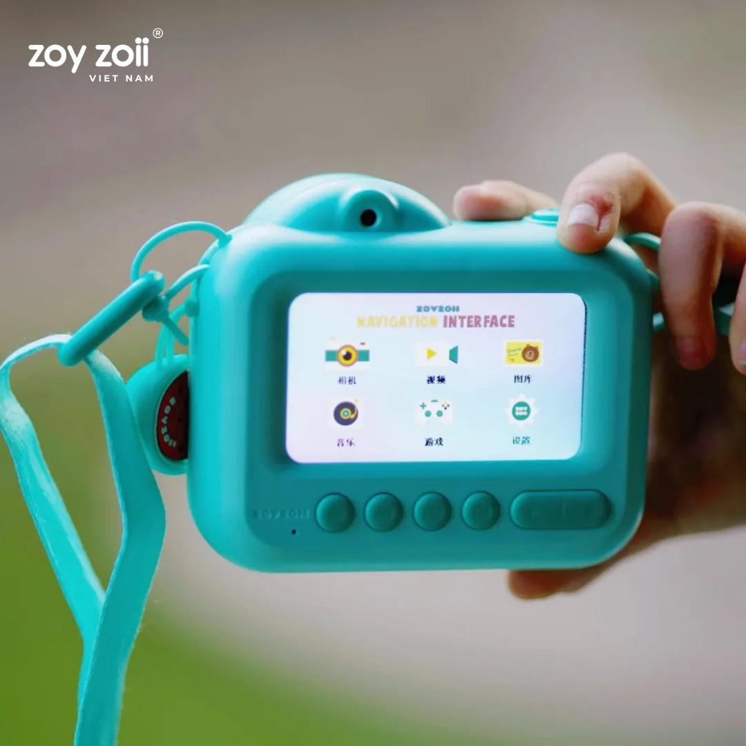 MÁY CHỤP ẢNH CHO BÉ KÈM THẺ NHỚ MÁY CHỤP HÌNH MINI ZOYZOII KIDS CAMERA