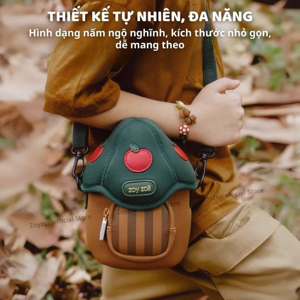 TÚI ĐEO CHÉO MINI THỜI TRANG ZOYZOII MUSHROOM BAG CHO BÉ B39